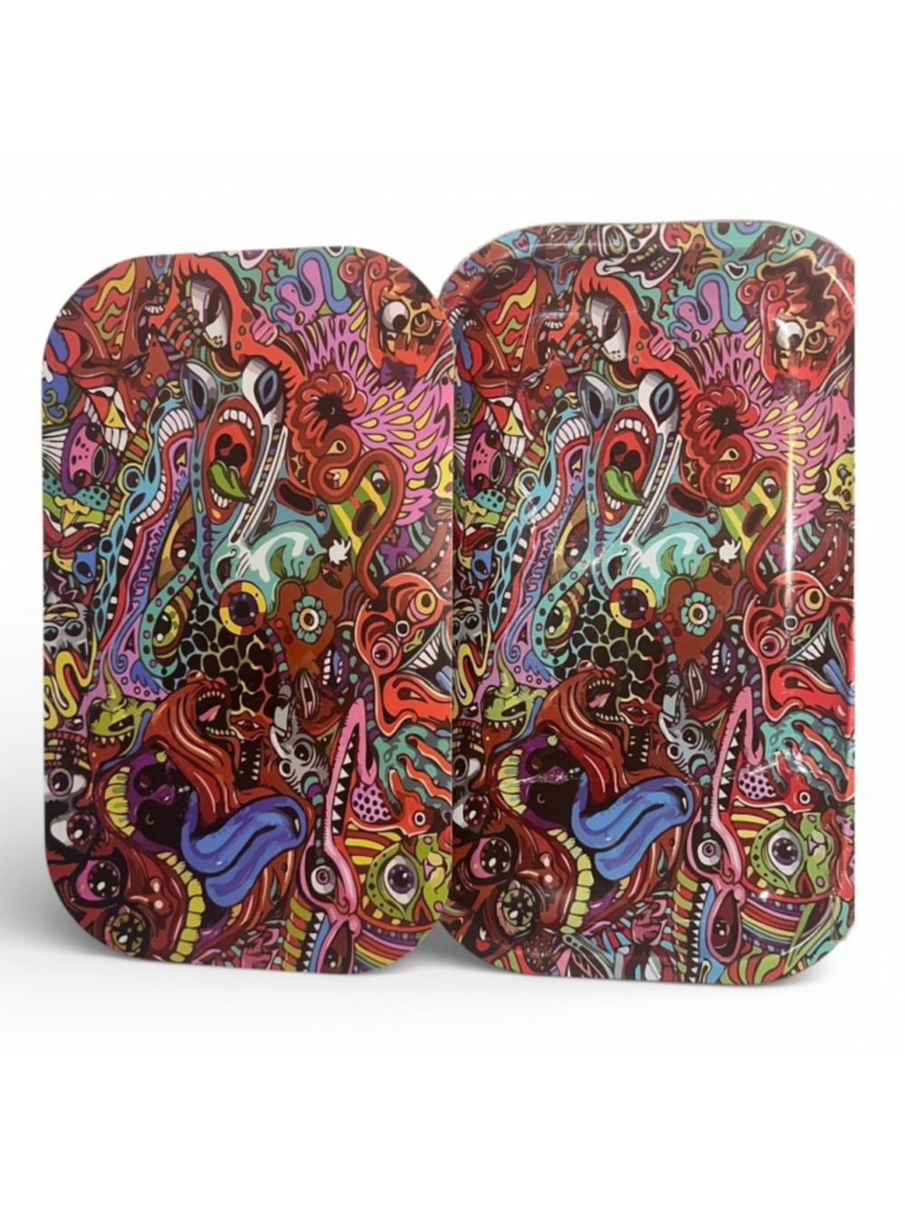 Psychedelic Rolling Tray with Soft Magnetic Lid